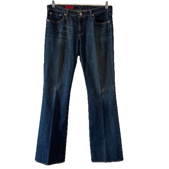 Adriano Goldschmied AG "The Angel" Flared Bootcut Blue Denim Jean Pants USA 32R‎ - Picture 1 of 16
